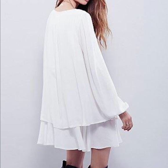 White Free People Beck Dress, size Medium💗 - Picture 3 of 6